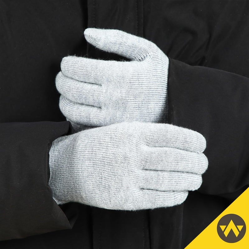 Wander Merino Wool Running Gloves for Winter Lightweight Touchscreen Thermal Knit Glove for Men&Women Upgraded - Image 2